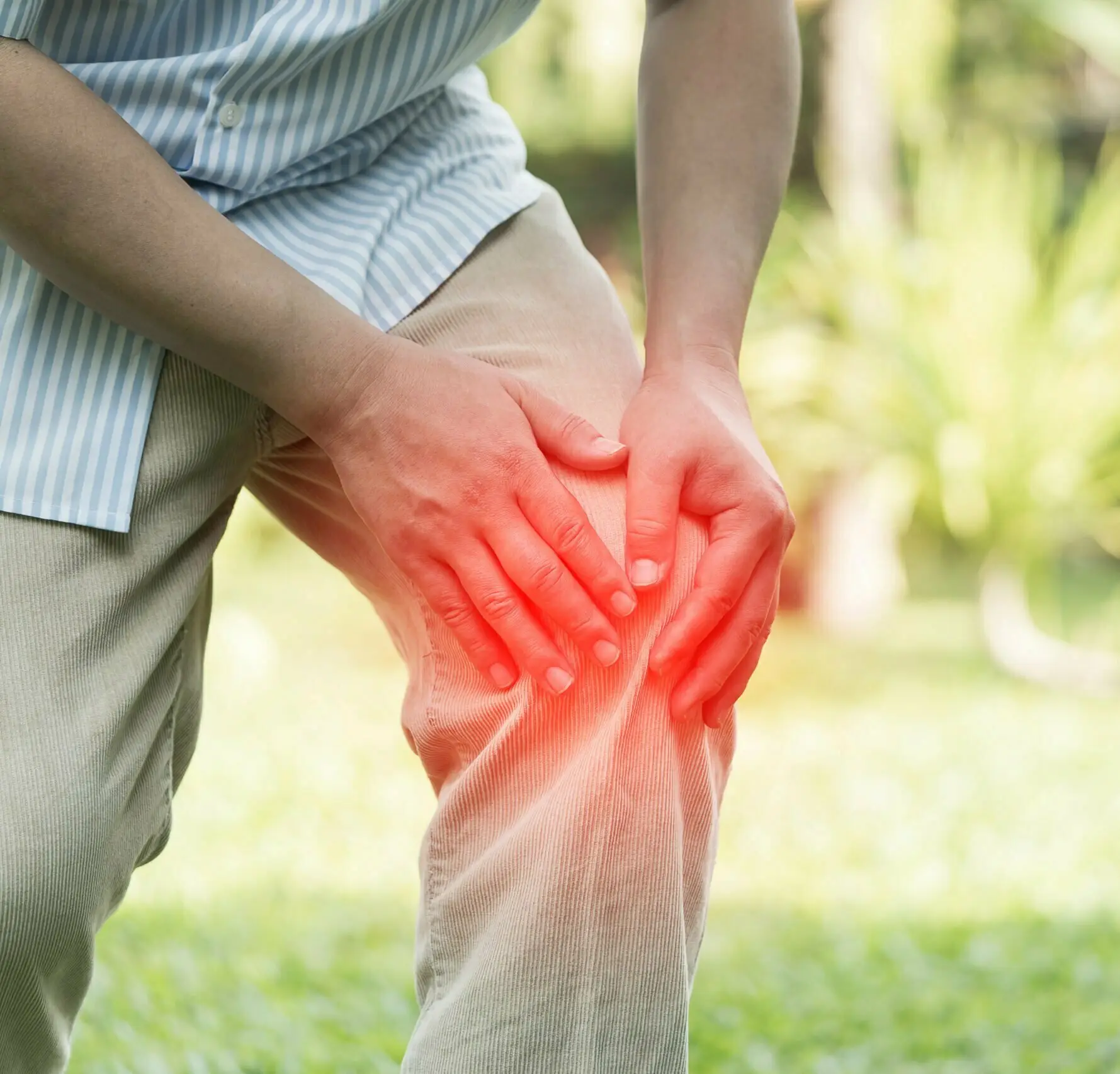 Senior knee joint pain